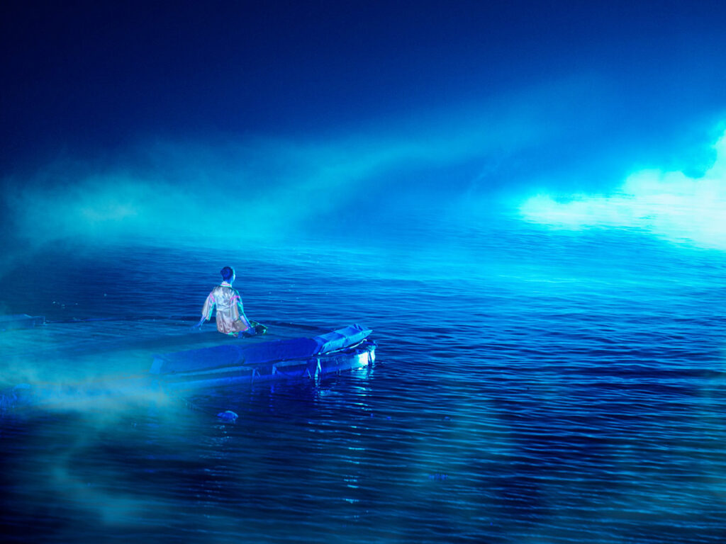 Jonathan-Paulson-Woman-Meditates-in-Lake-Mist