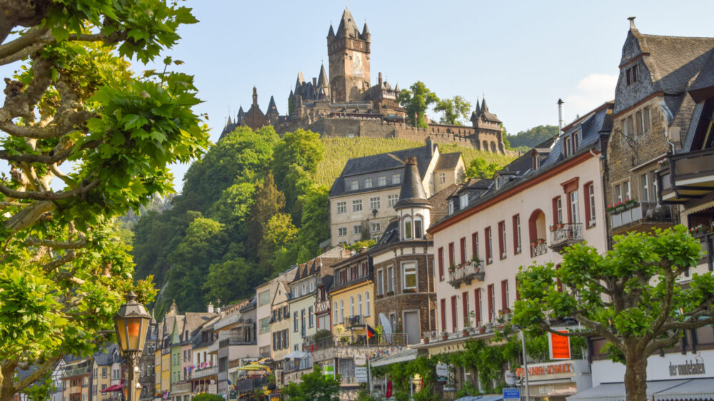 Cochem castle and town, Germany